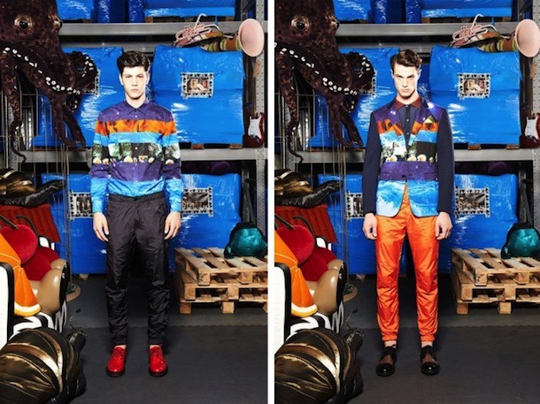 แฟชั่นหน้าร้อนผู้ชาย 2014 จาก Moschino